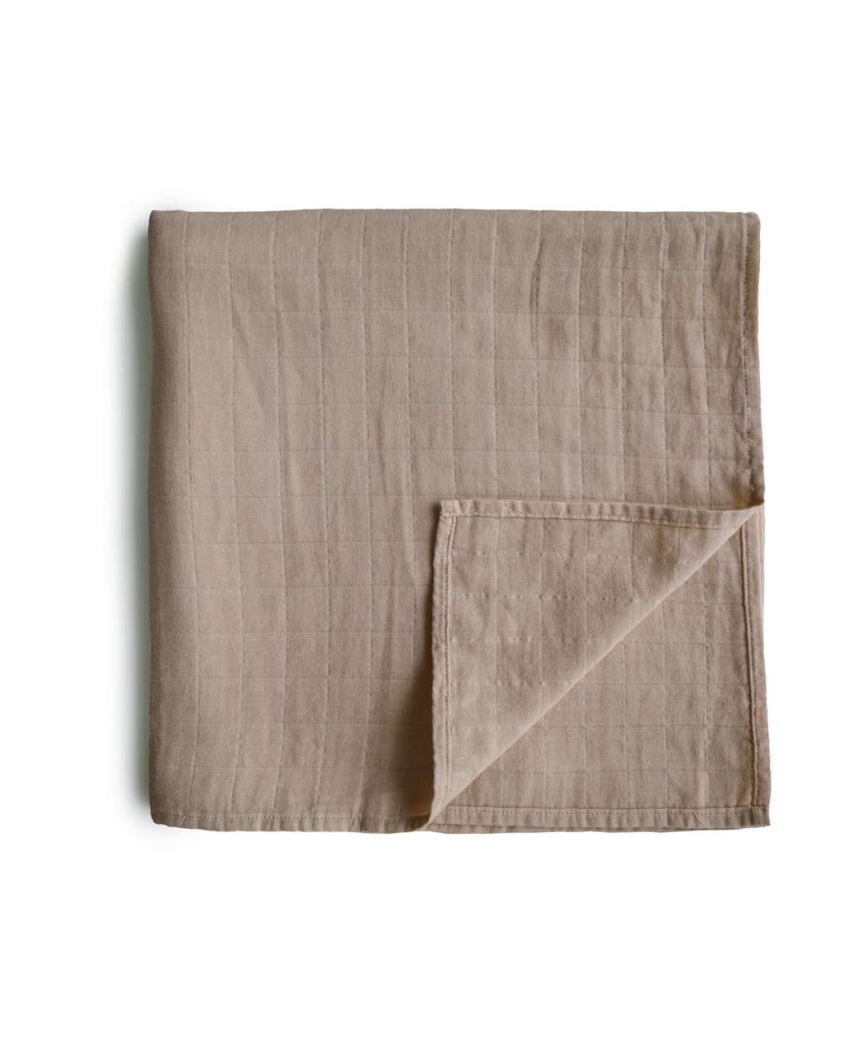 Swaddle Teppe – 100% Økologisk Musselin | 120x120cm