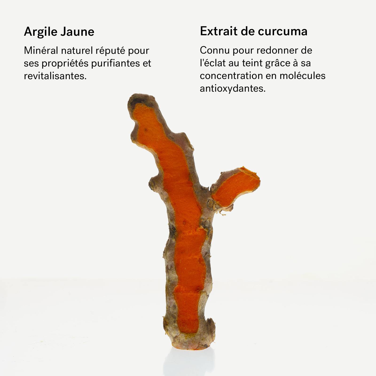 P74 - Masque éclat<br>à l'Argile jaune et au Curcuma Bio