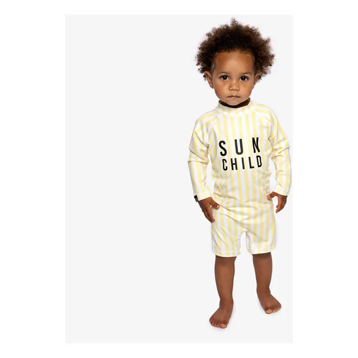 Beach & Bandits Combinaison Anti-UV Sun Child | Jaune