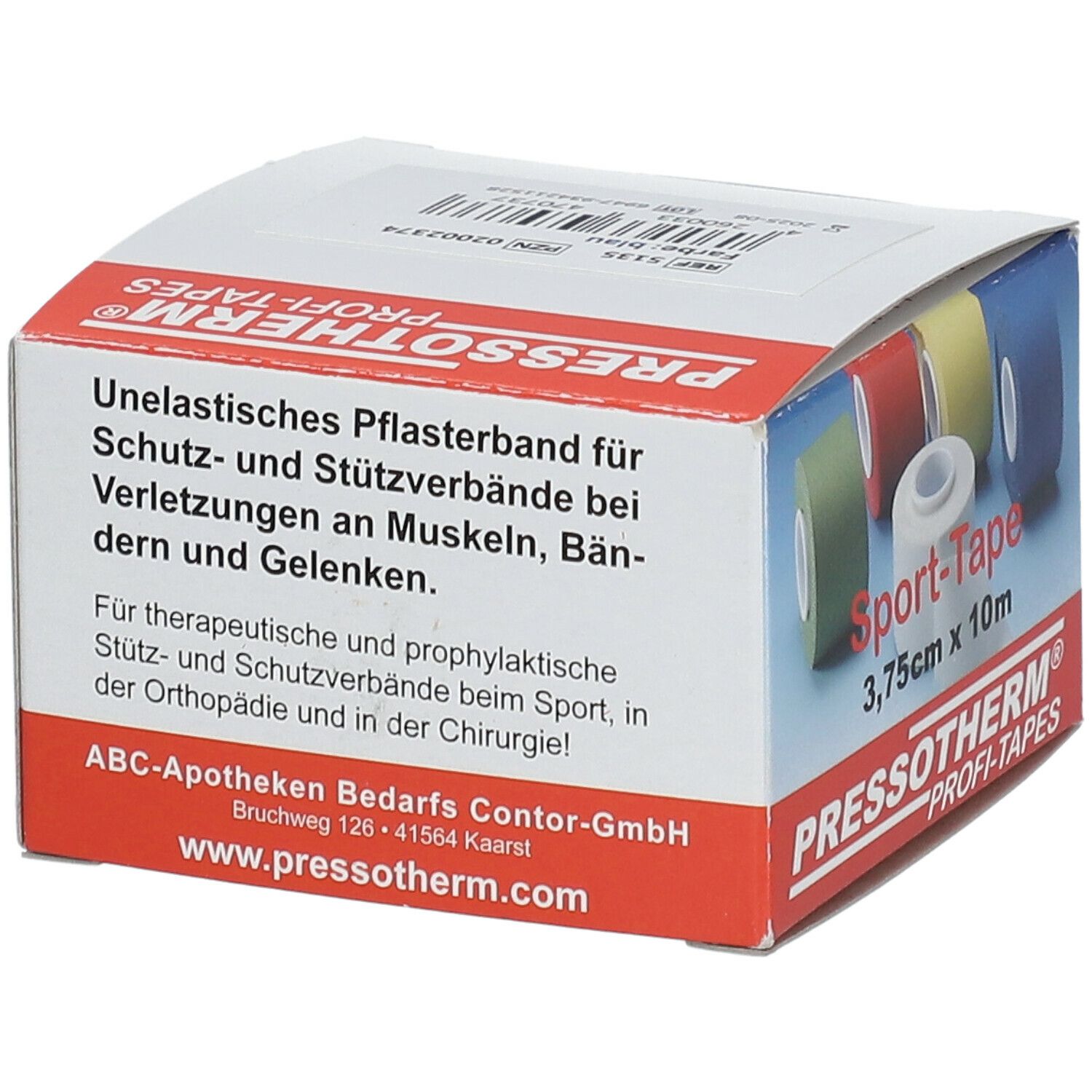 Pressotherm® Sport-Tape 3,8 cm x 10 m blau