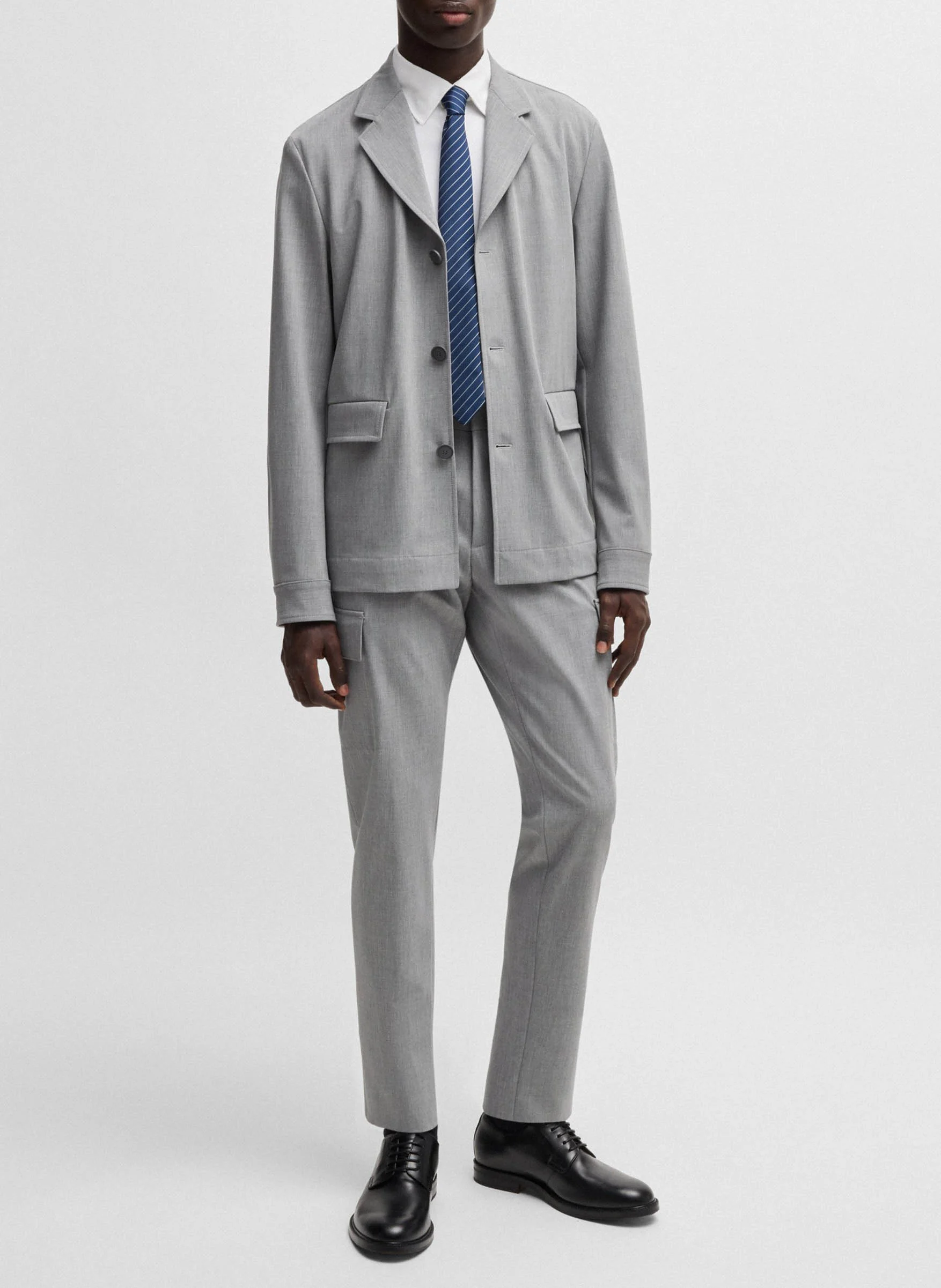 Chemise de ville regular| Blanc