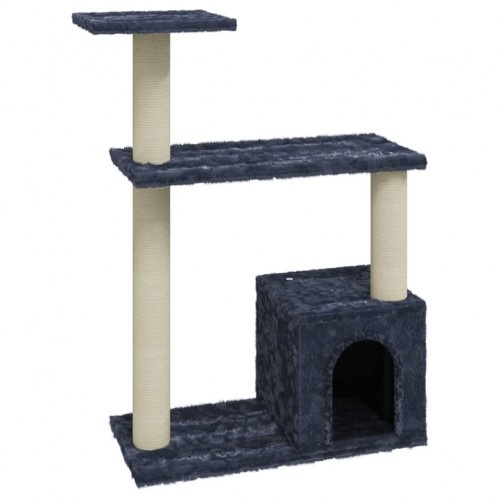 arranhador para gatos Vidaxl em sisal cinza escuro