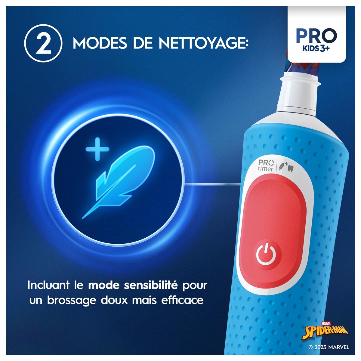 Brosse à dents électrique - Enfant - Spider-man