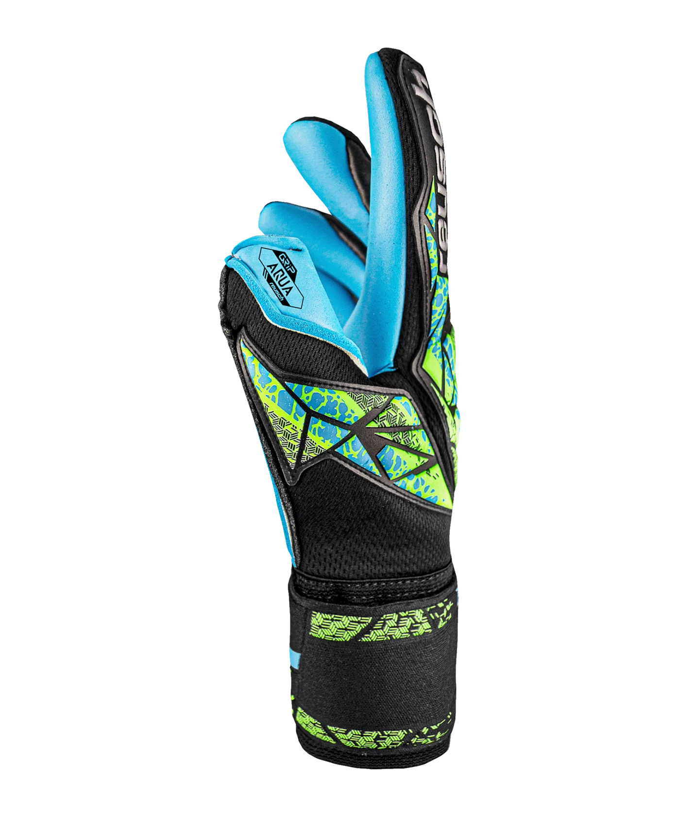 Reusch Attrakt TW-Handschuhe Aqua 2024 Schwarz Grün Blau F7410