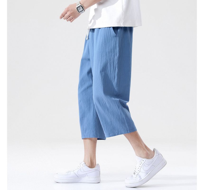 YIKES - Mid Rise Plain Capri Tapered Pants