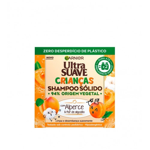 Garnier Ultra Suave Shampoo Sólido Crianças Alperce 60g