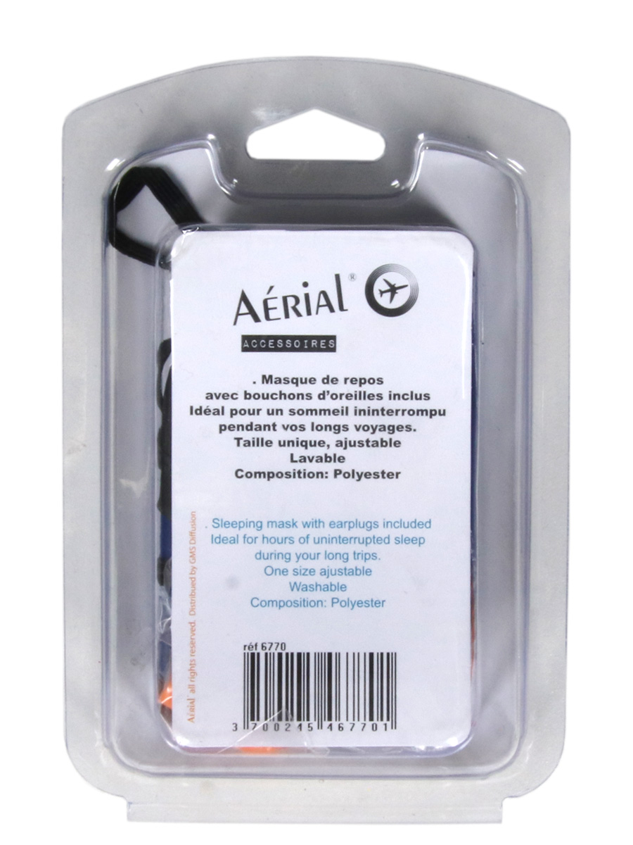 Masque de repos AÀrial avec bouchons d'oreilles