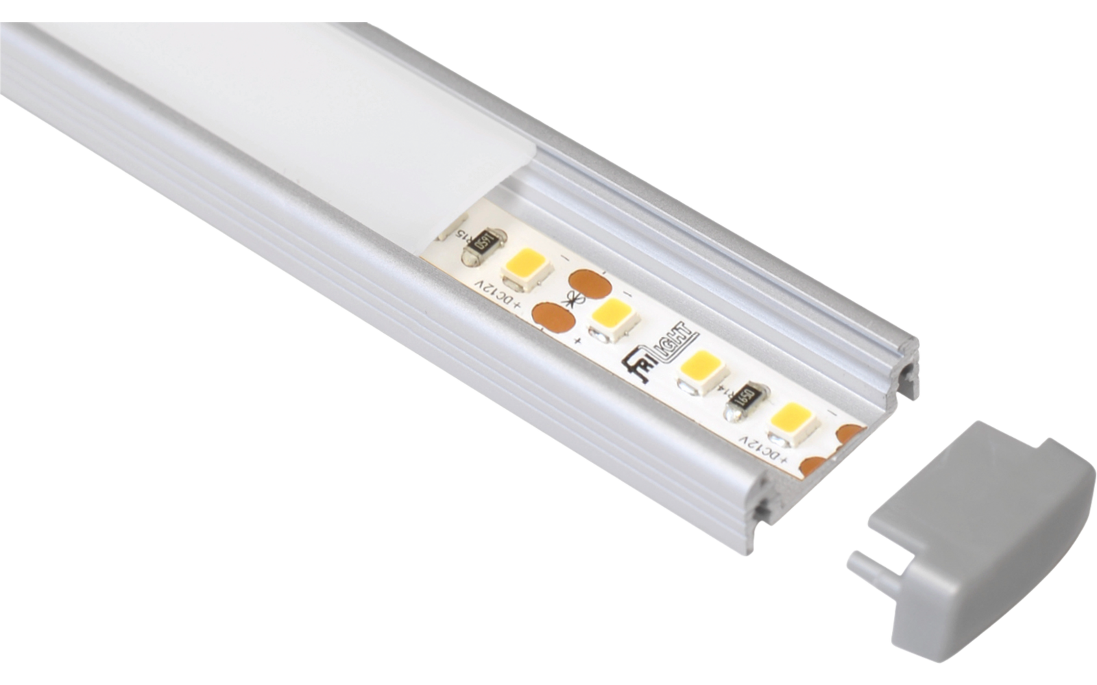 Frilight LED Alu-Lichtleiste opal Touch 620