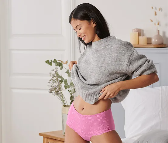 Highwaist-Panty, pink