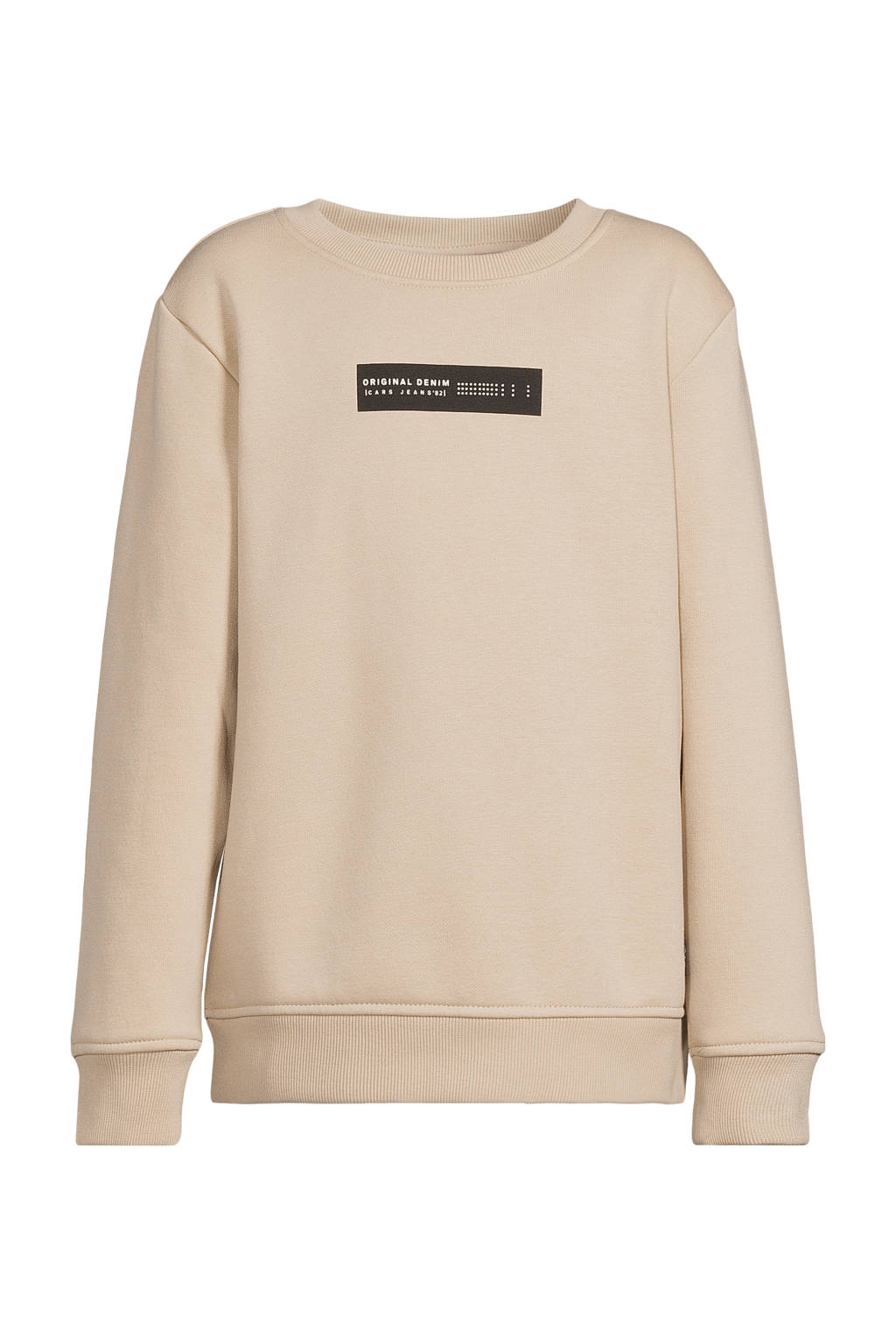 Cars sweater REVY met printopdruk lichtzand