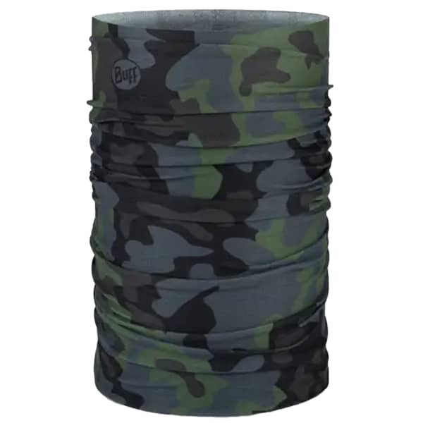 Bandeau cache cou randonnée BUFF COOLNET UV ANGLER ENOB STEEL
