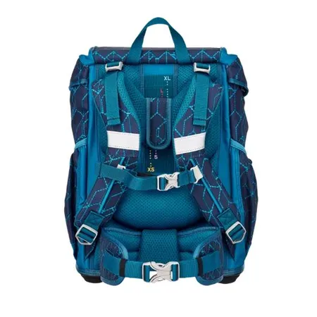 DerDieDas Schulrucksack-Set Ergoflex Blue Speed, 5-teilig
