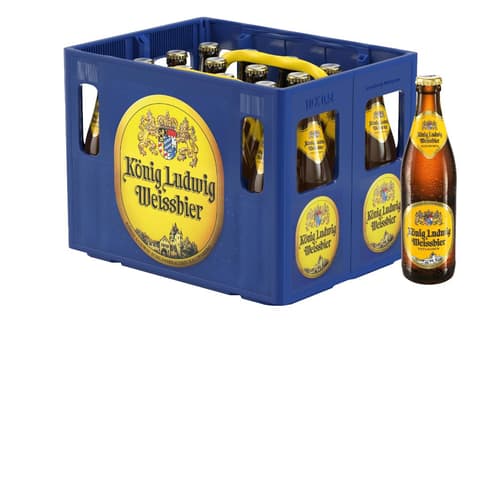 König Ludwig Weissbier Hell Naturtrüb 20 x 0,5l Mehrweg
