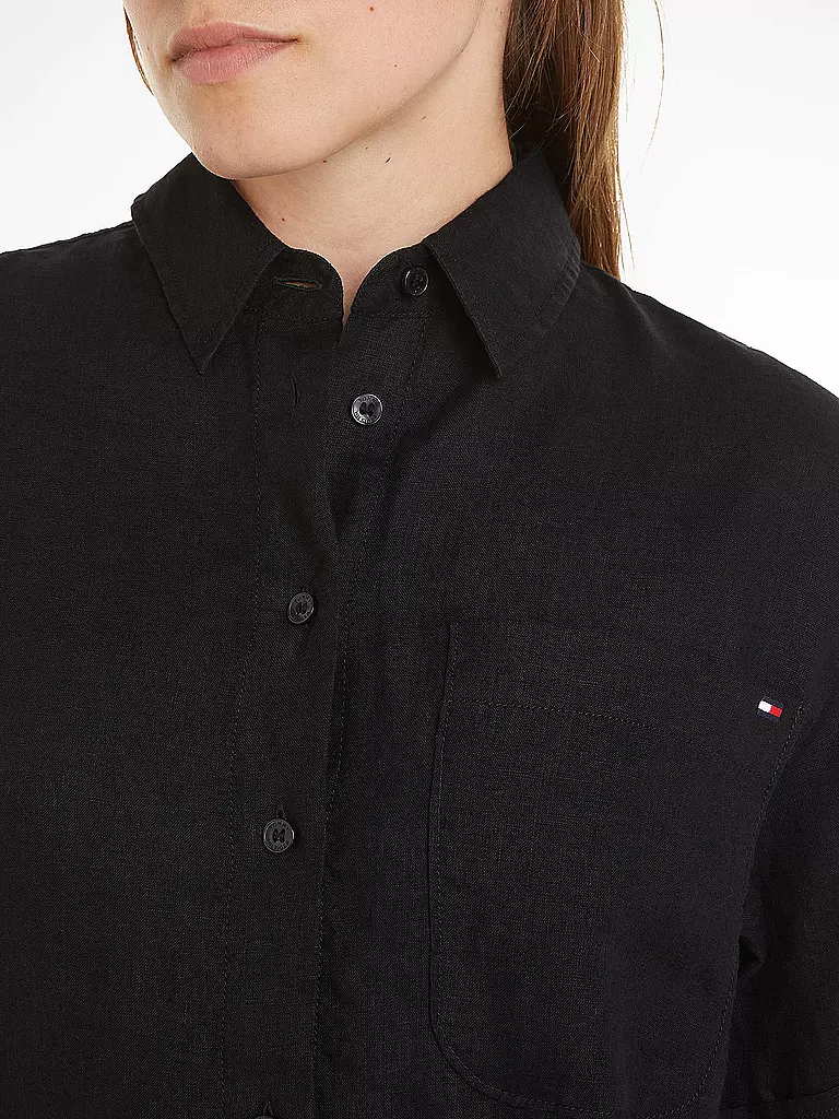TOMMY HILFIGER Bluse schwarz
