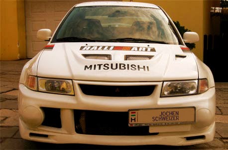 Rallye fahren in der Nähe von Sopron als Geschenk