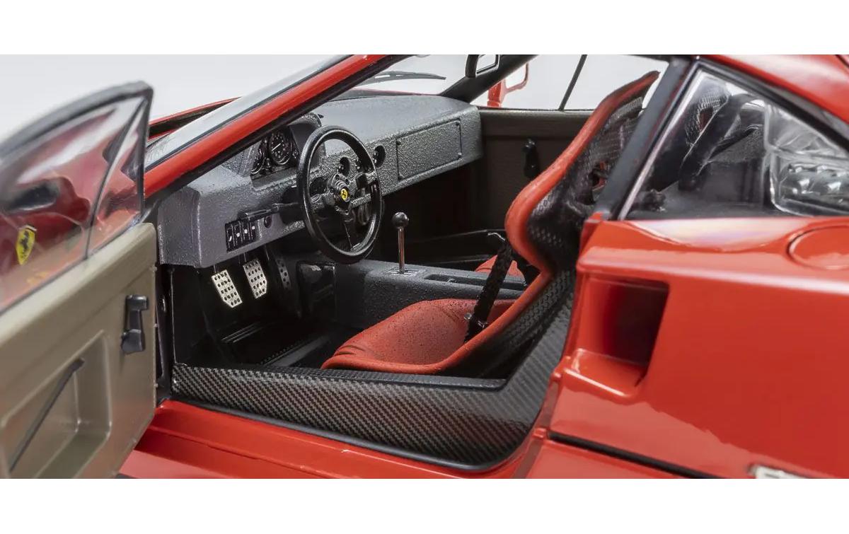 Ferrari F40 1987 Rot, 1:18<br>Detailgetreues Modellauto für Sammler im Massstab 1:18