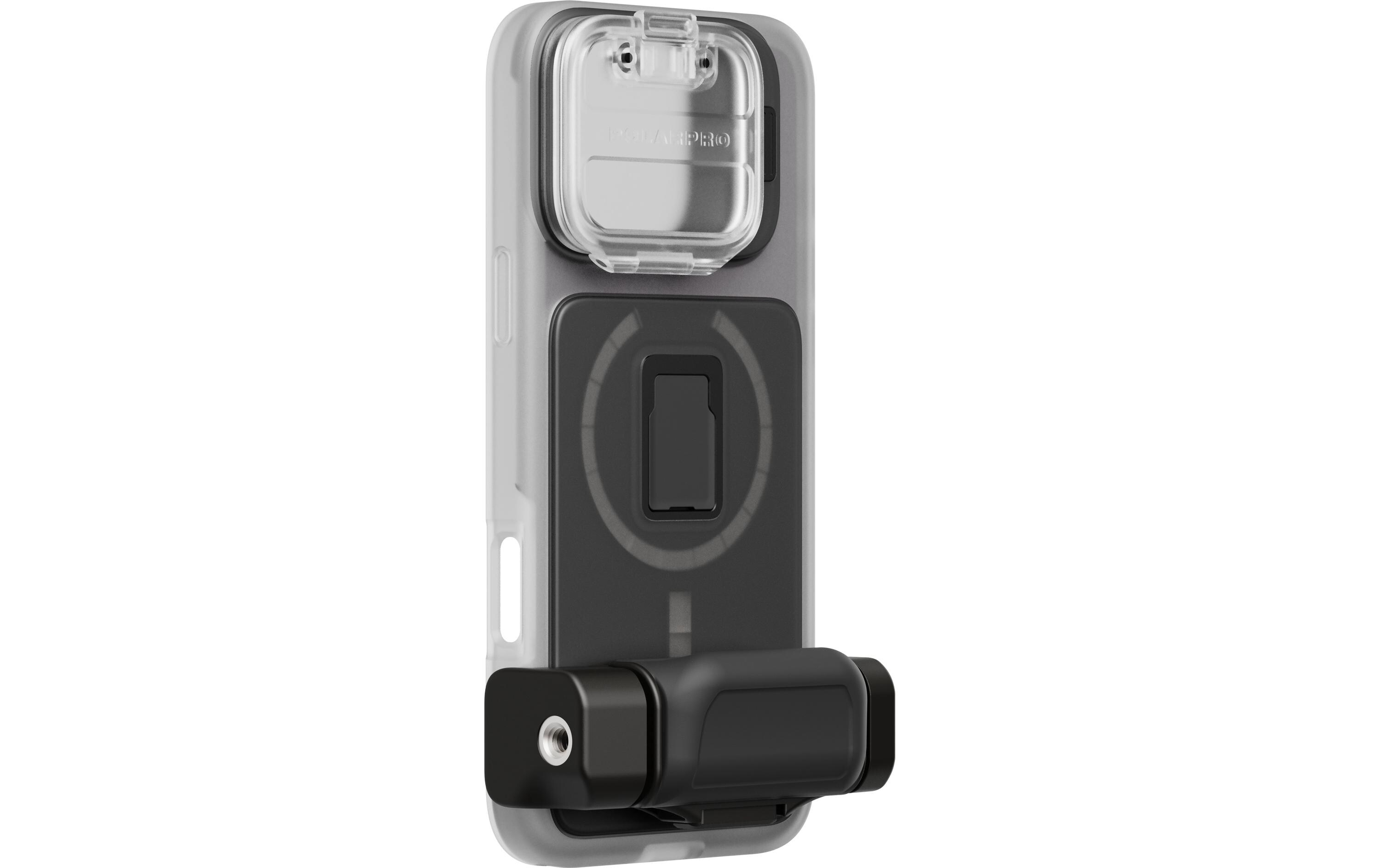 BaseCase – IP16 Max – clear – LiteChaser 16 - TransparentRobuste Hülle für iPhone 16 Pro Max zum Schutz und zur Befestigung von Zubehör