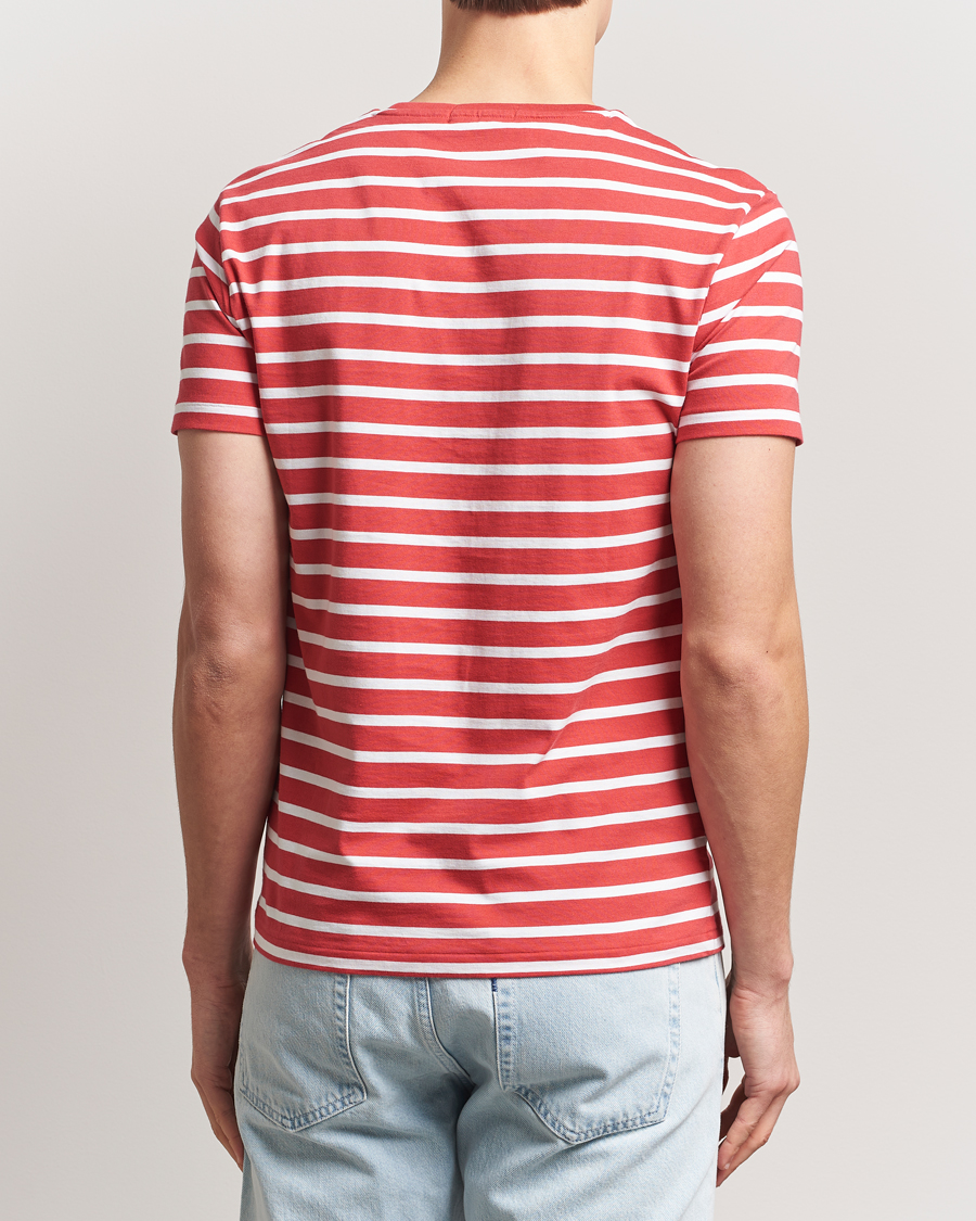 Polo Ralph Lauren Custom Slim Fit Striped T-Shirt Spring Red/White