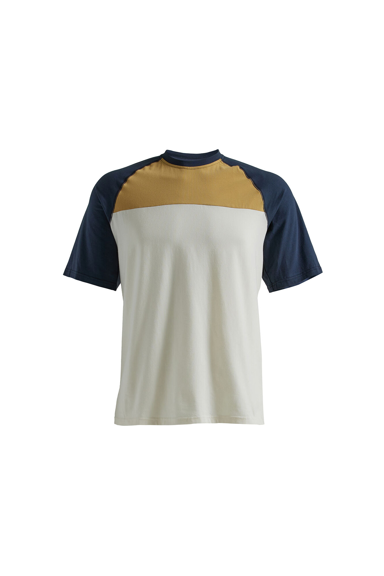 Camiseta básica com logo - Bege
