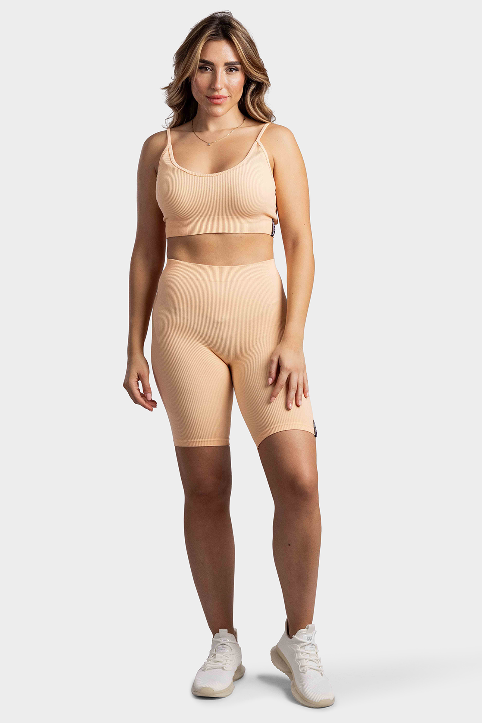 Malelions Ivy Rib Set Dames Oranje