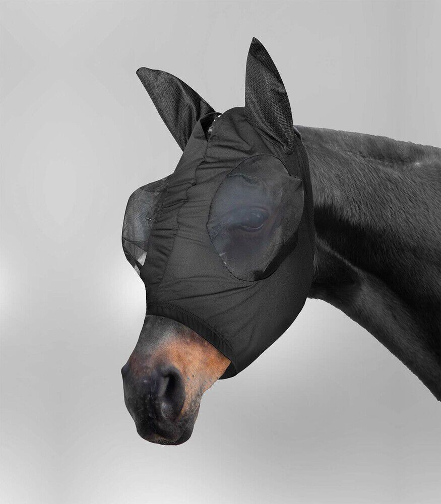 Waldhausen Puck - vliegenmasker - Zwart - Pony