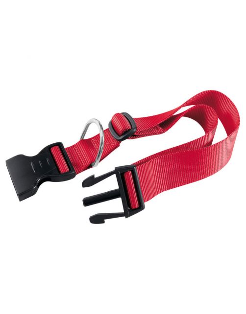 Adori Klikhalsband Nylon Rood - Hondenhalsband
