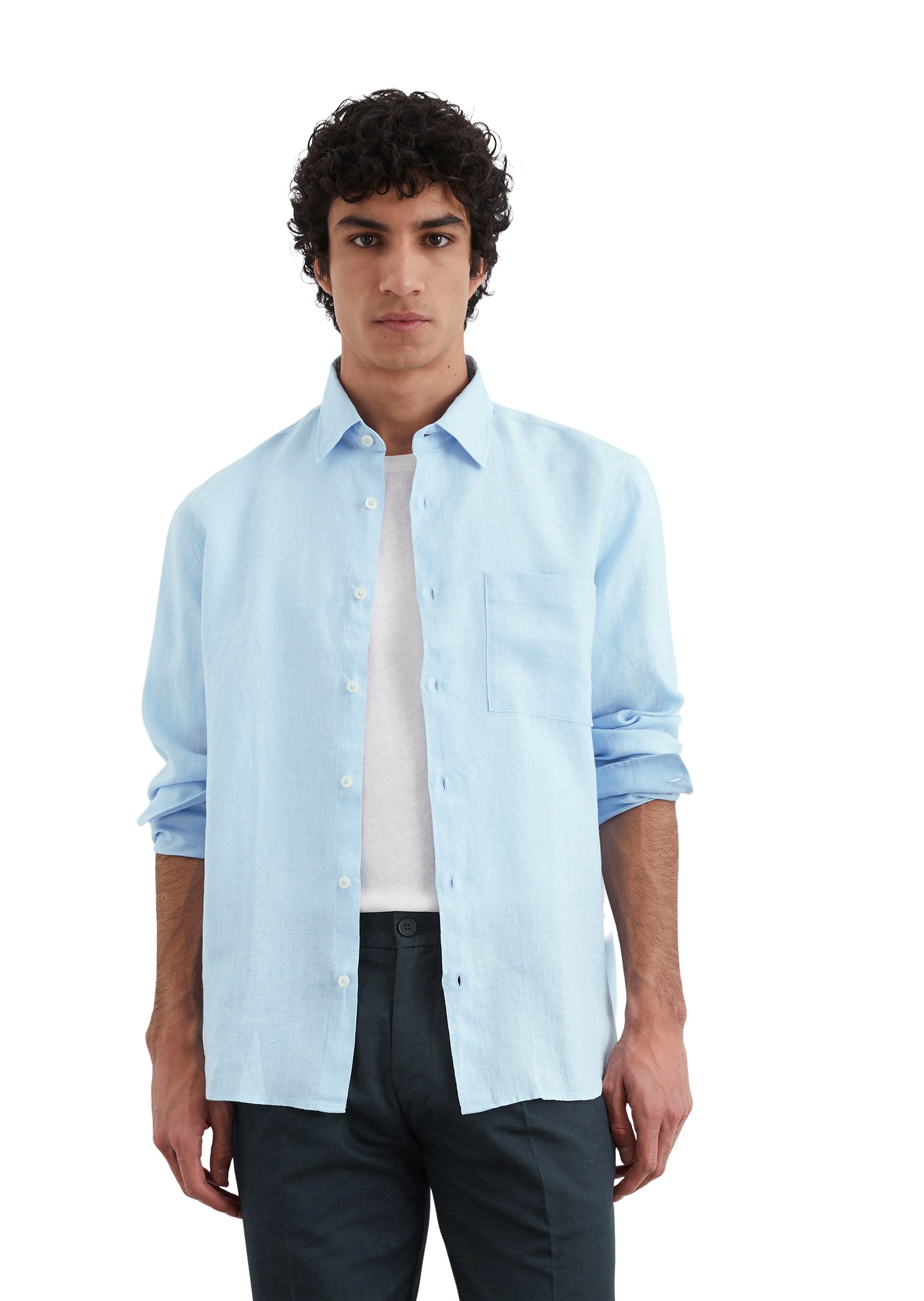 Marc O'Polo Leinenhemd , im klassisch cleanen Look