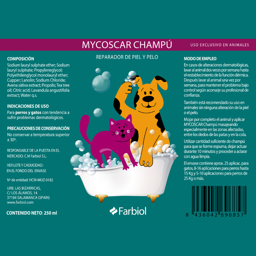 Shampoo Mycoscar da Farbiol