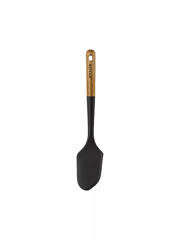 STAUB Teigschaber 30cm Akazie / Silikon braun