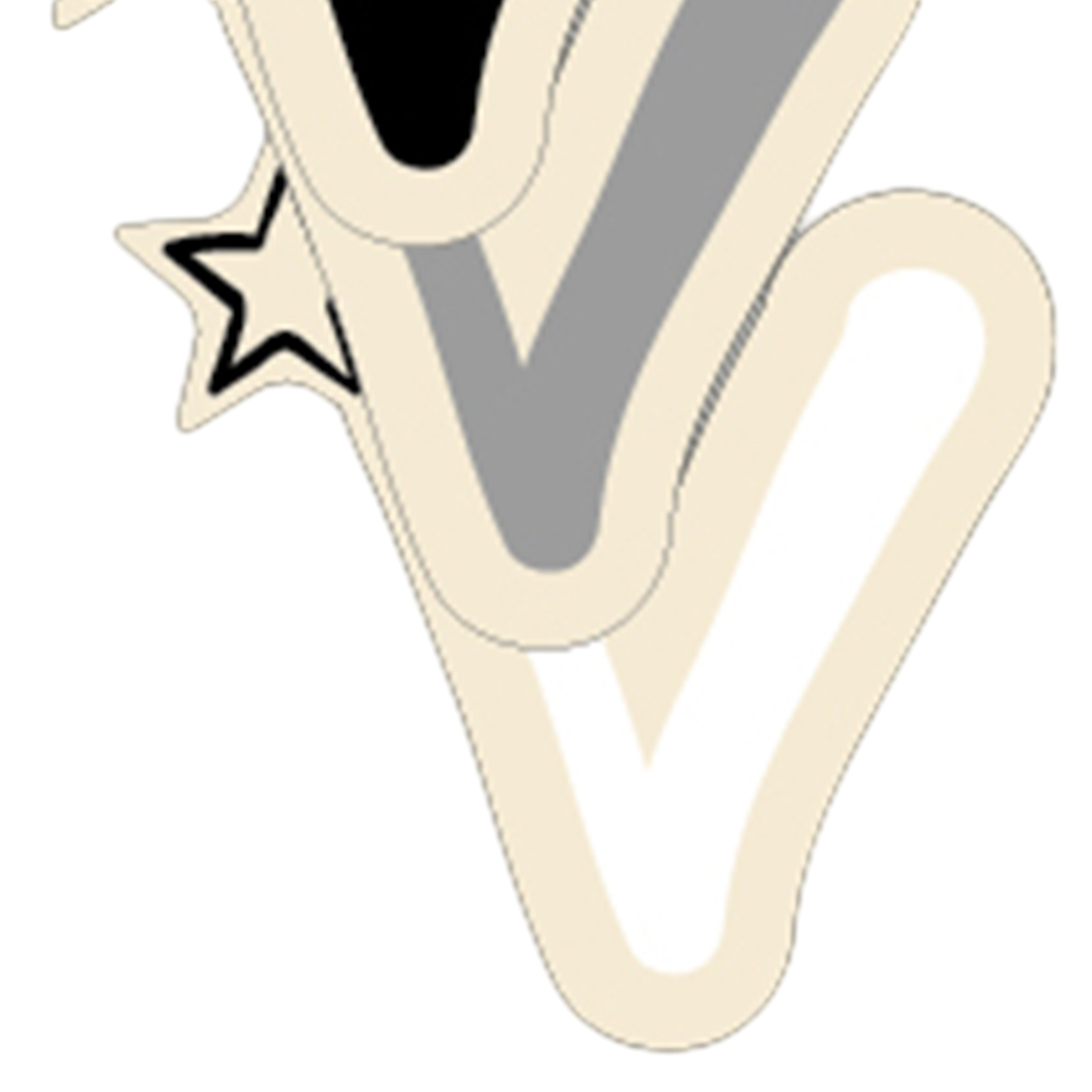 Buchstaben gross V