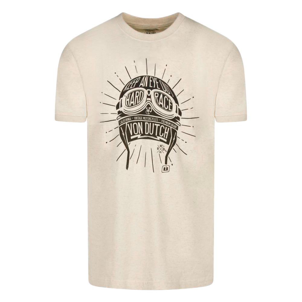 Von Dutch T-shirt Beige Homme Von Dutch BARST