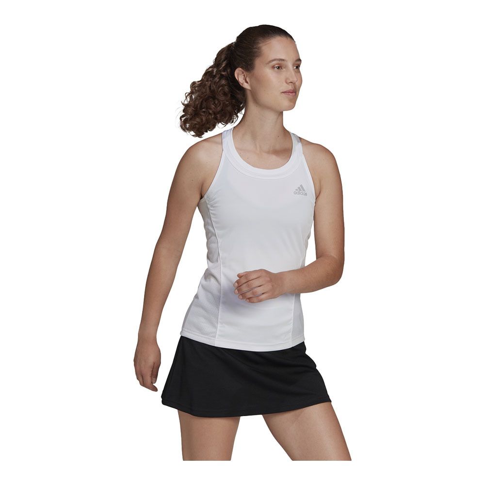 Adidas Performance CLUB - Débardeur Femme white/gretwo