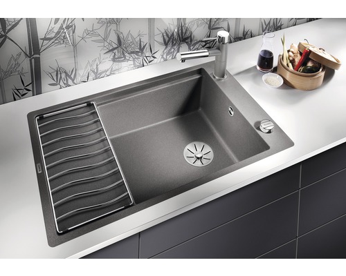 Blanco ELON XL 6 S spoelbak 780 x 500 mm steengrijs 524835