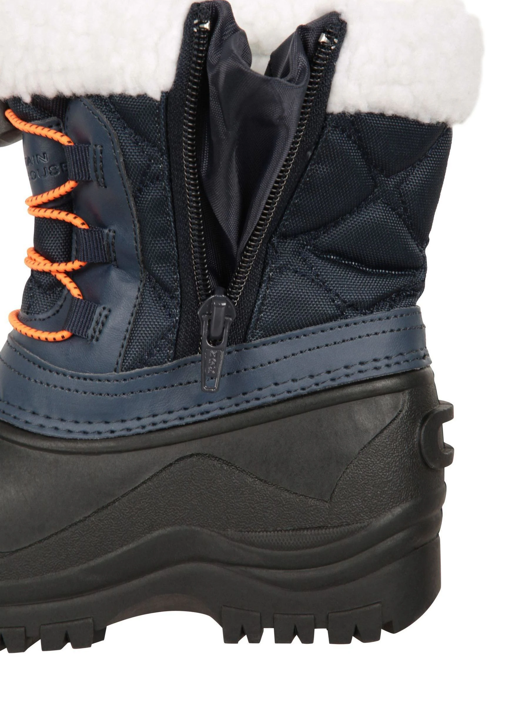 Blauw - Mountain Warehouse Arctic Junior waterdichte, met fleece gevoerde, aanpasbare sneeuwlaarzen