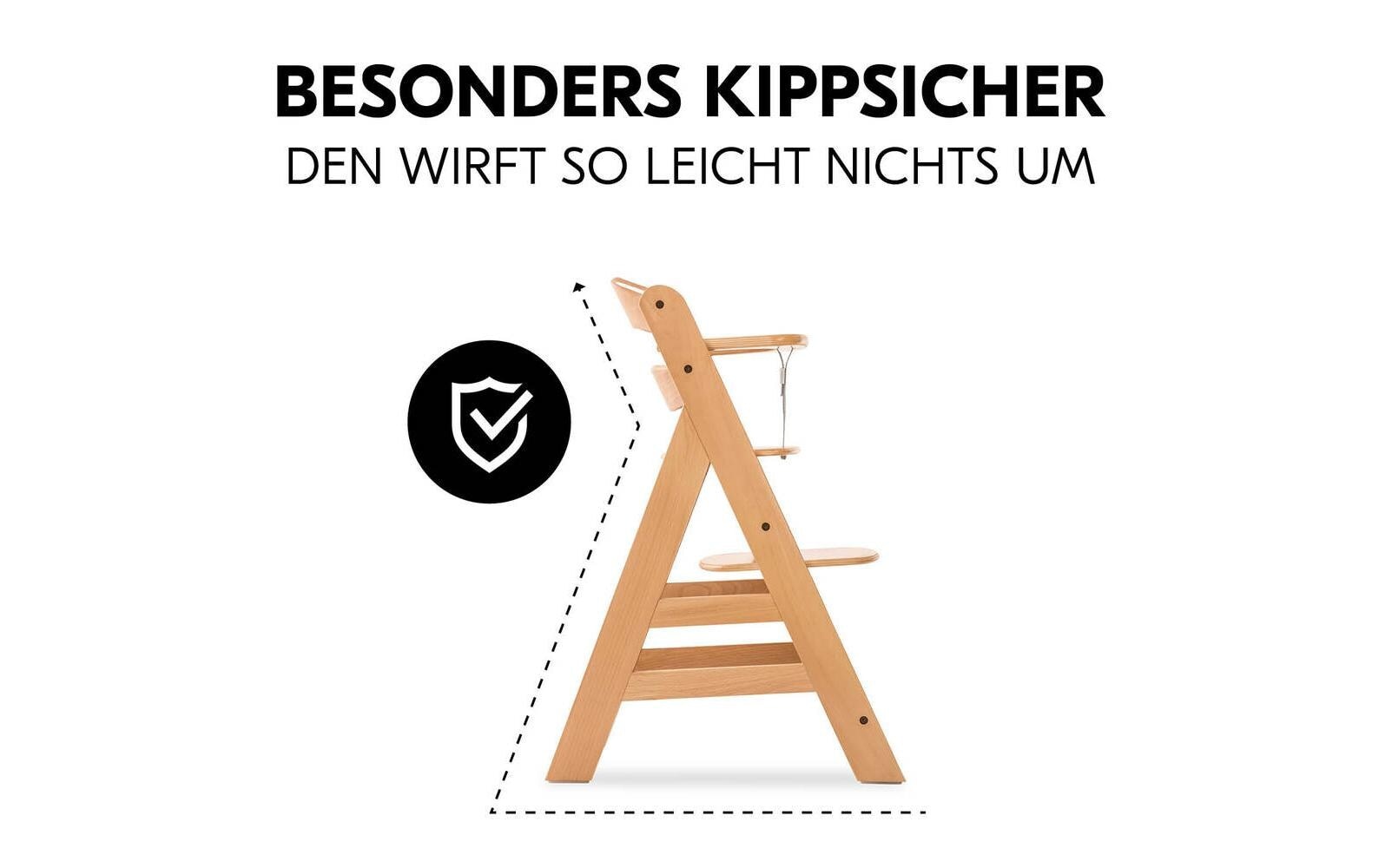 Hauck Hochstuhl »Alpha Newborn Set Pre Nature Grey« ()