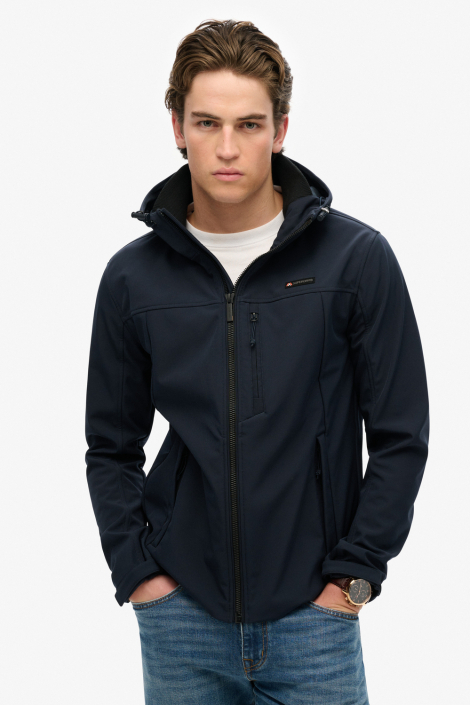 Superdry blauwe heren jas