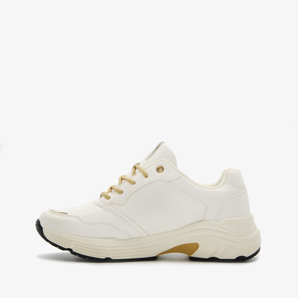 Blue Box dames dad sneakers met gouden details