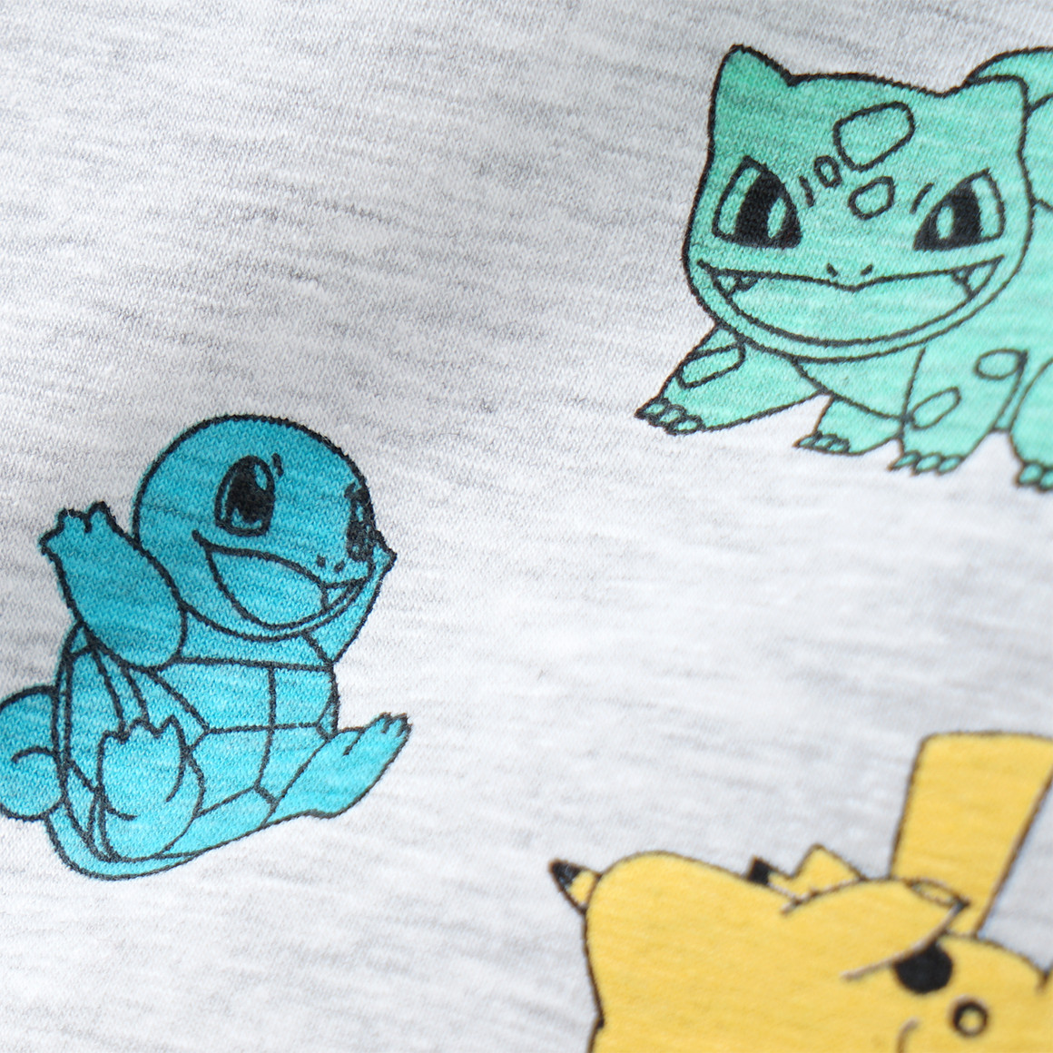 Topolino 2 Pokémon Unterhemden mit Print dunkelblau / hellgrau
