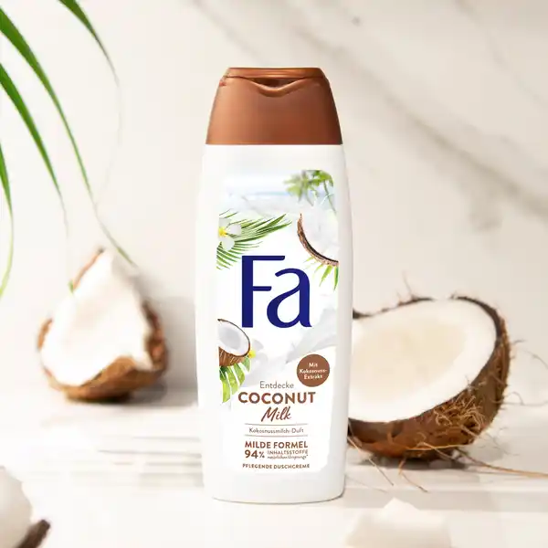 Pflegende Duschcreme Entdecke Coconut Milk