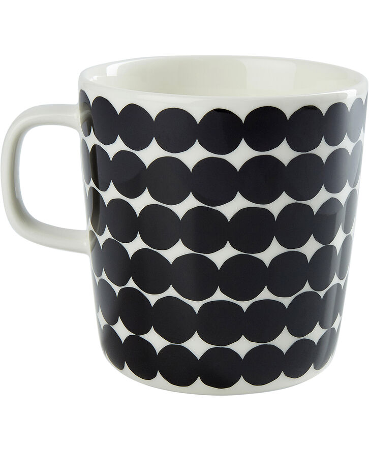 Marimekko Krus 4 dl Sort & hvid