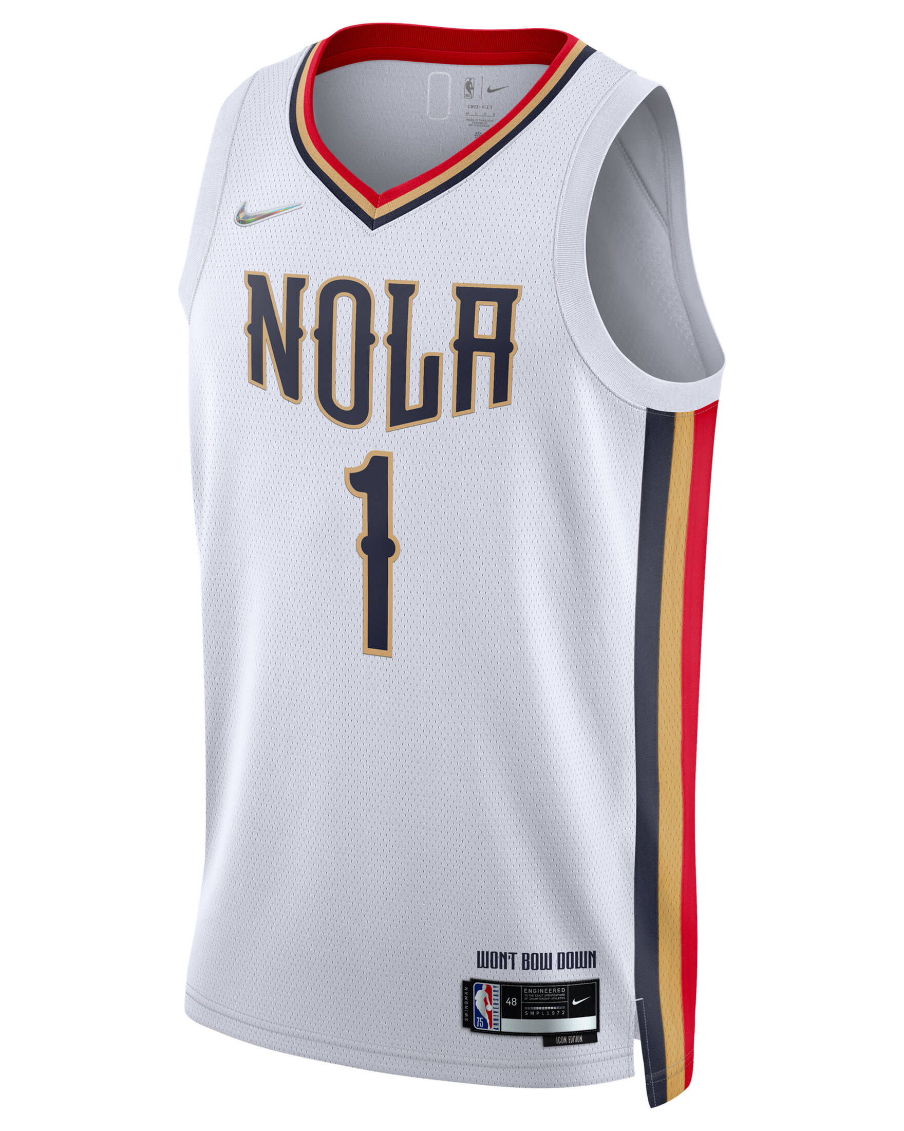 Nike| Herren Basketballtrikot NBA NEW ORLEANS PELICANS_C.E._JSY_ZION WILLIAMSON