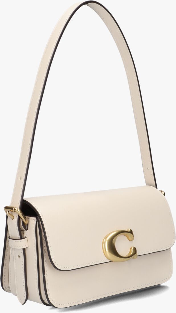 beige coach schoudertas zoe shoulder bag