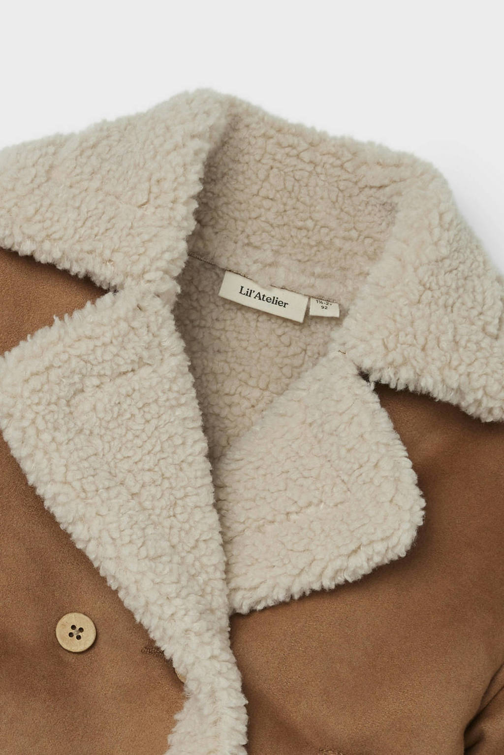 LIL' ATELIER jas NMNNOLO bruin/beige