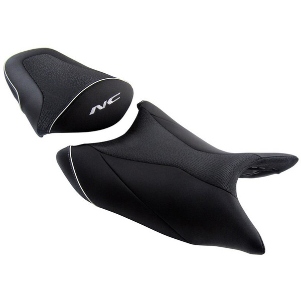 Bagster - Selle Ready Luxe Honda NC700S/NC750S (2013-2014) Noir / Argent