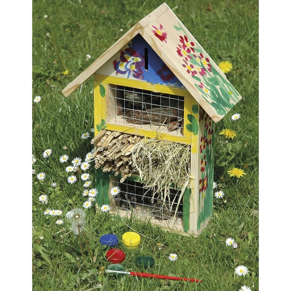 Kit de bricolage pour hôtel à insectes pour enfants naturel