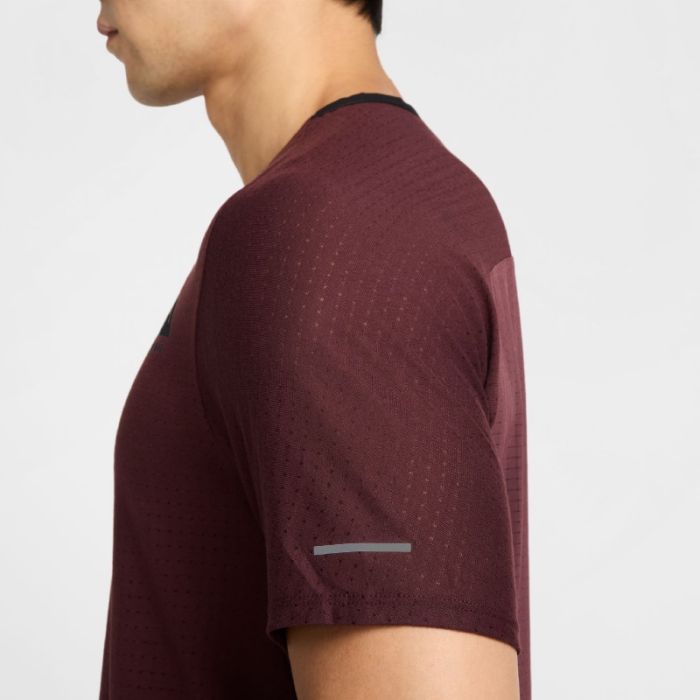 Nike Herre T-shirts Dri-FIT Solar Chase Short Sleeve Tee Rød
