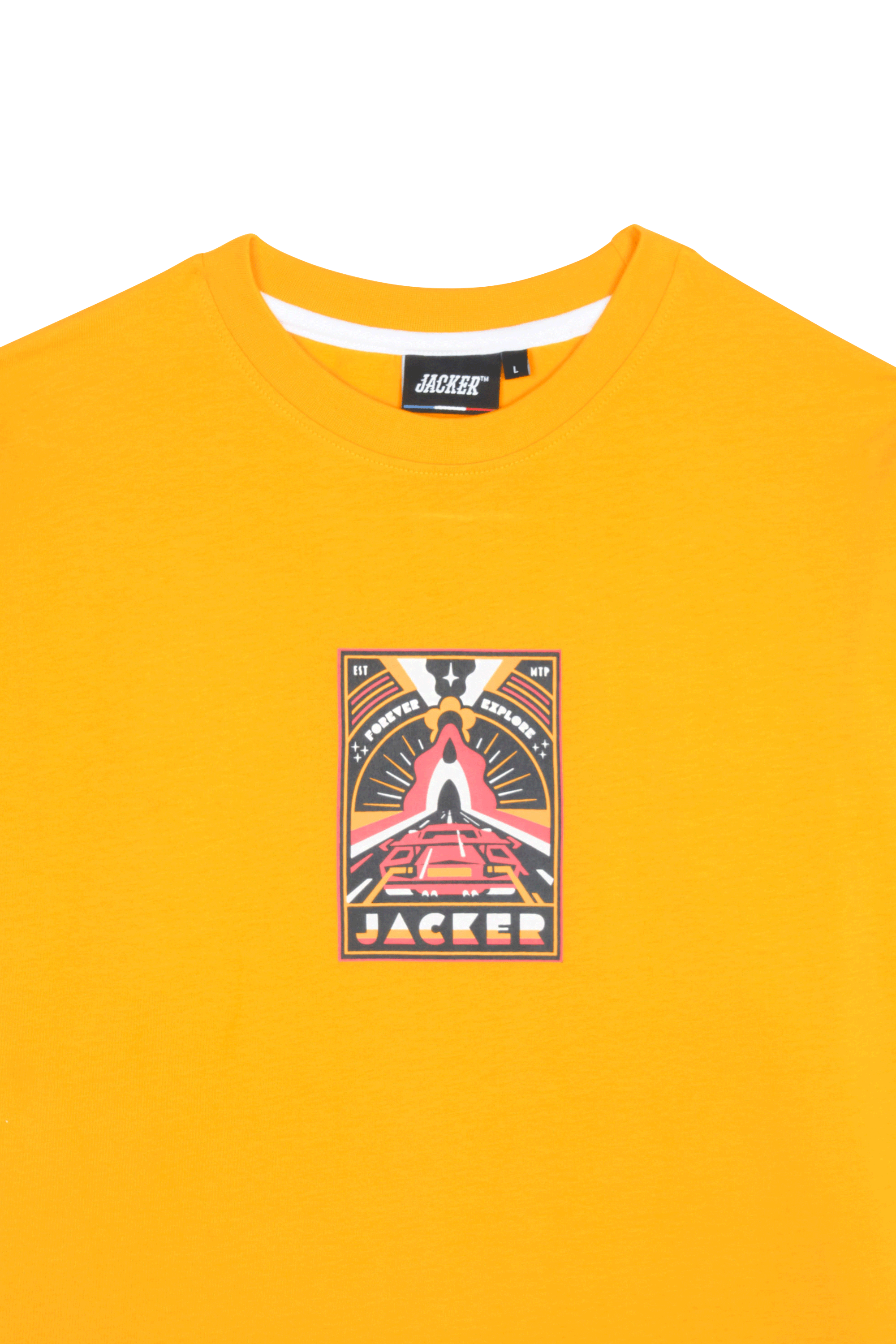 JACKER T-shirt EXPLORER Jaune