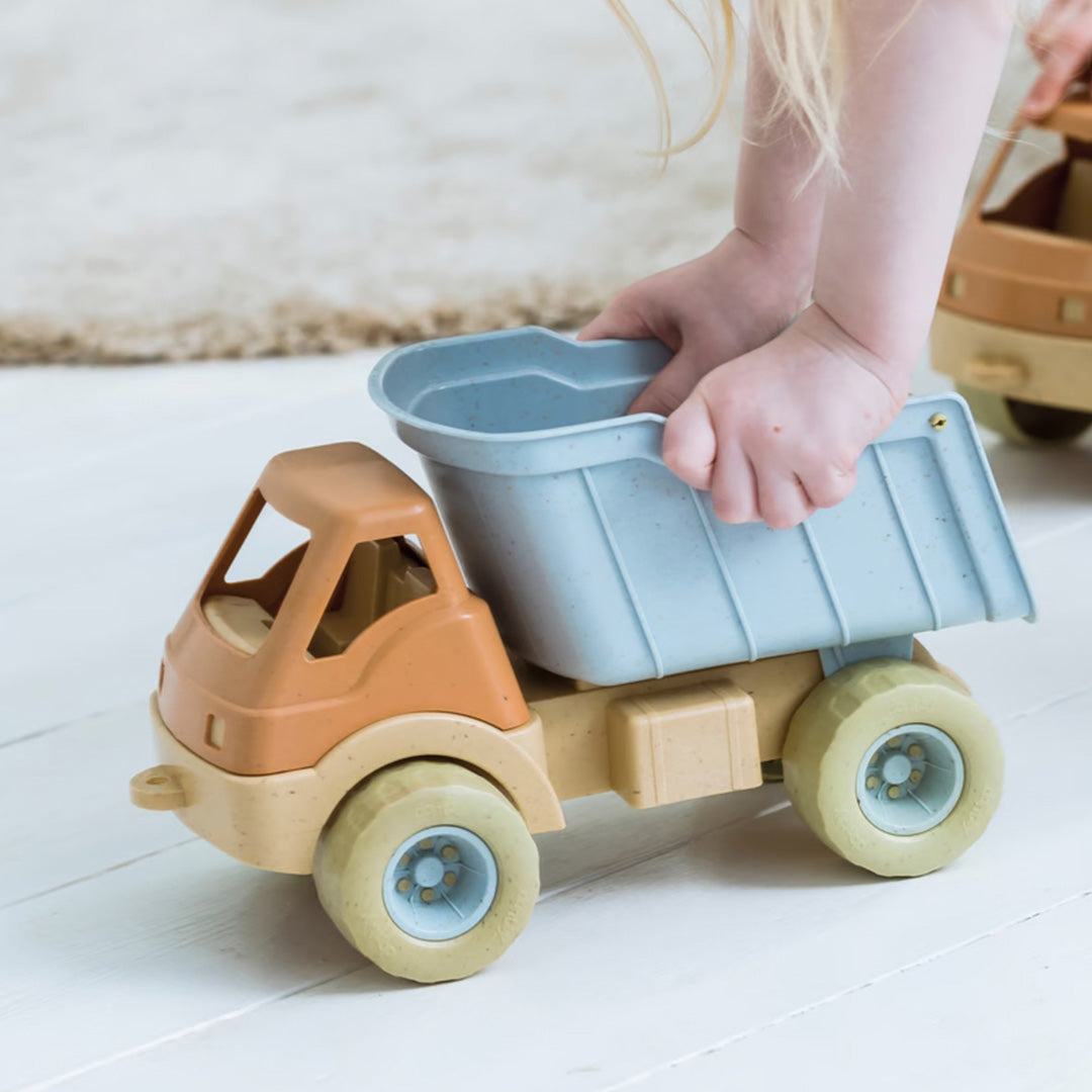 Dantoy bio-toys kiepwagen blauw