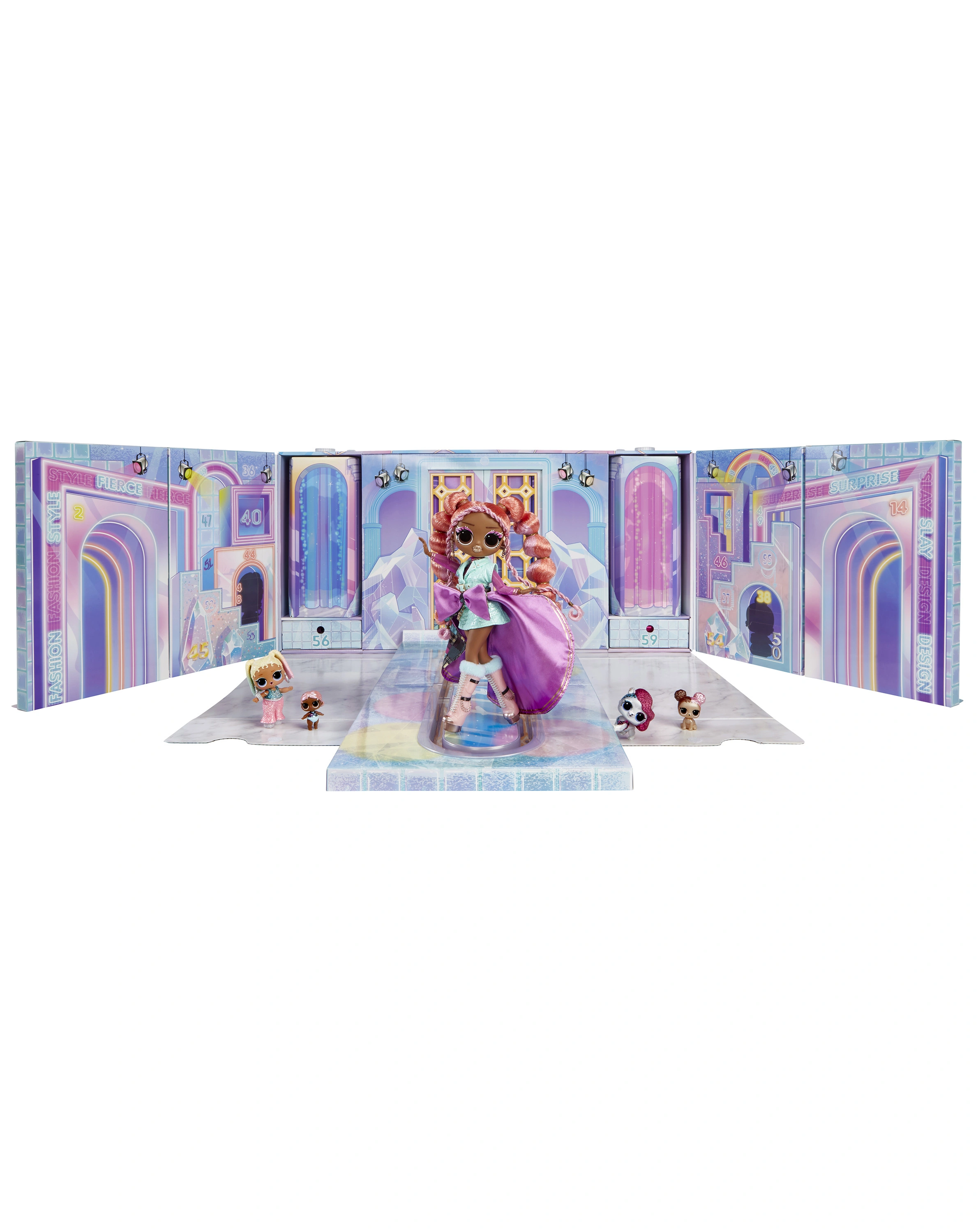 Puppen-Spielset OMG RUNWAY mit 12 Puppen