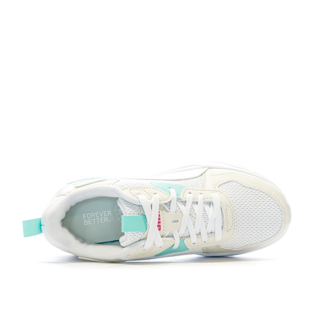Puma Baskets Blanches/Bleu/Rose Homme Puma Trinity Lite